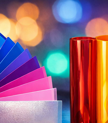 Bunte Farbfolien und Metallicfolien für Werbetechnik und Beschriftung